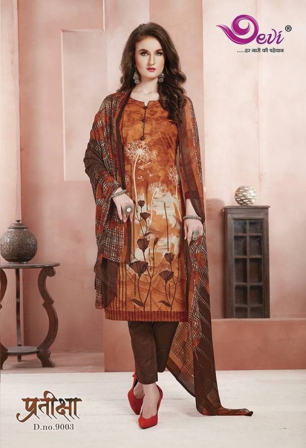 Devi Pratiksha 9 Pure Cotton Designer Casual Printed Dress Material at Wholesale Price